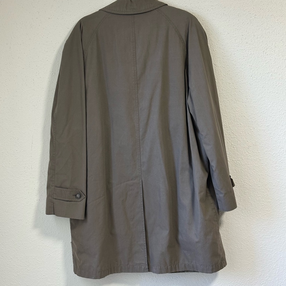 London Fog Men's Tan Trench Coat - Picture 8 of 10